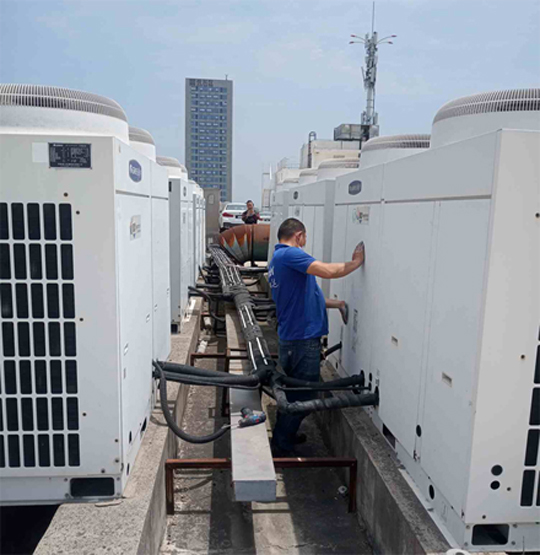 井研中央空调制热和不制冷系统维修方法